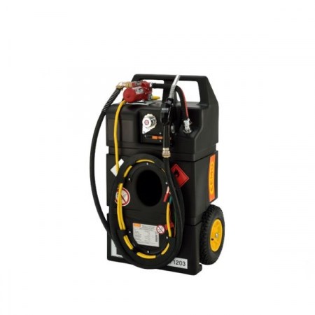 Rezervoare mobile pentru benzina - Rezervor mobil tip carucior pentru benzina, 95 L, cu pompa electrica 12V