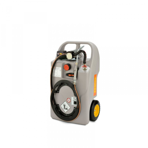 Rezervoare mobile pentru ulei - Rezervor mobil tip carucior pentru lubrifianti, 100 L, baterie CAS