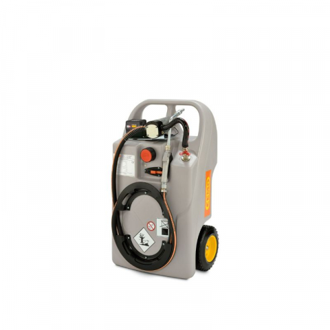 Rezervoare mobile pentru ulei - Rezervor mobil tip carucior pentru lubrifianti, 60 L, baterie CAS