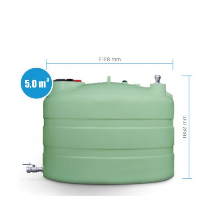 Rezervor pentru fertilizanti lichizi, perete simplu, 5000 litri [1]