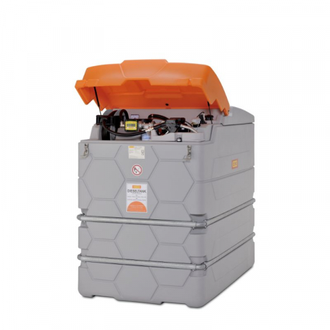 Rezervoare stationare supraterane din plastic - Rezervor stationar pentru motorina 2.500 l, CUBE Premium Plus de exterior