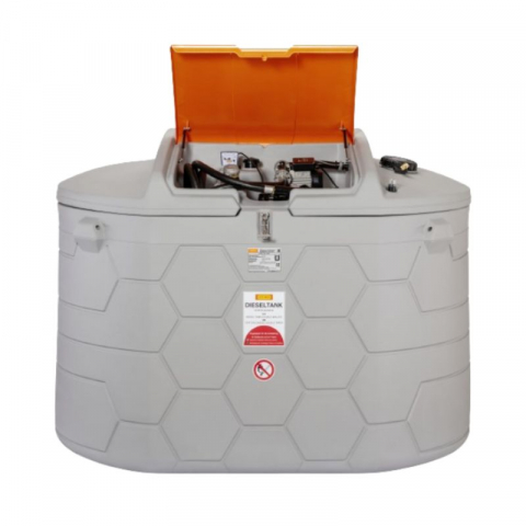 Rezervoare stationare supraterane din plastic - Rezervor stationar pentru motorina CUBE Outdoor Basic 3500 L, 230V
