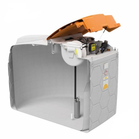 Rezervor stationar pentru motorina CUBE Outdoor Premium 5000 L, pompa CENTRI SP 80 AC, 230V [1]
