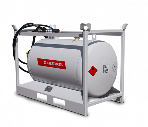 Rezervor transportabil metalic pentru motorina Mobiltank GRG 460 l, 12V, cu debitmetru [2]