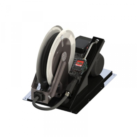Kituri - LUBE TRUCK KIT 12V pentru transfer lubrifianti cu debitmetru si tambur cu furtun 10 m 1/2''