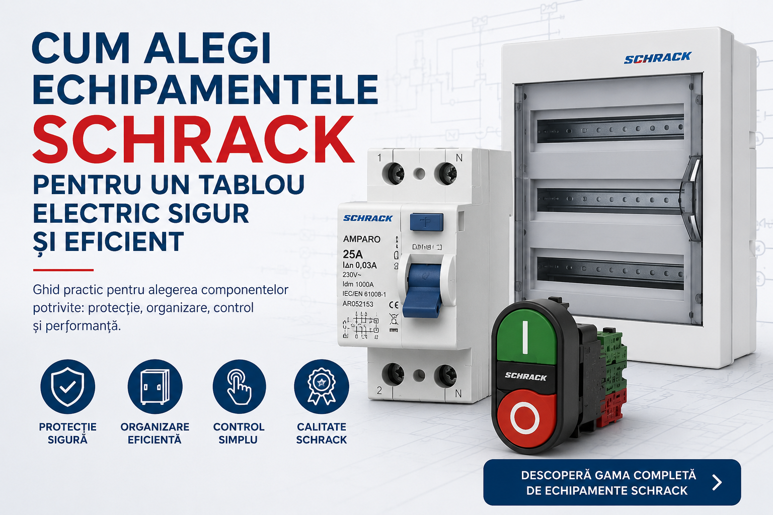 Cum alegi echipamentele Schrack potrivite pentru un tablou electric sigur si eficient
