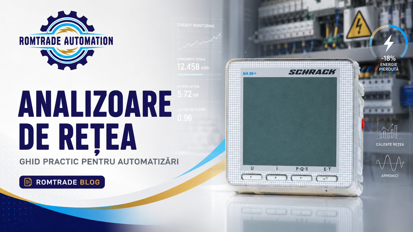 Analizoare de rețea: cum vezi consumul real și consumul ascuns din tabloul electric