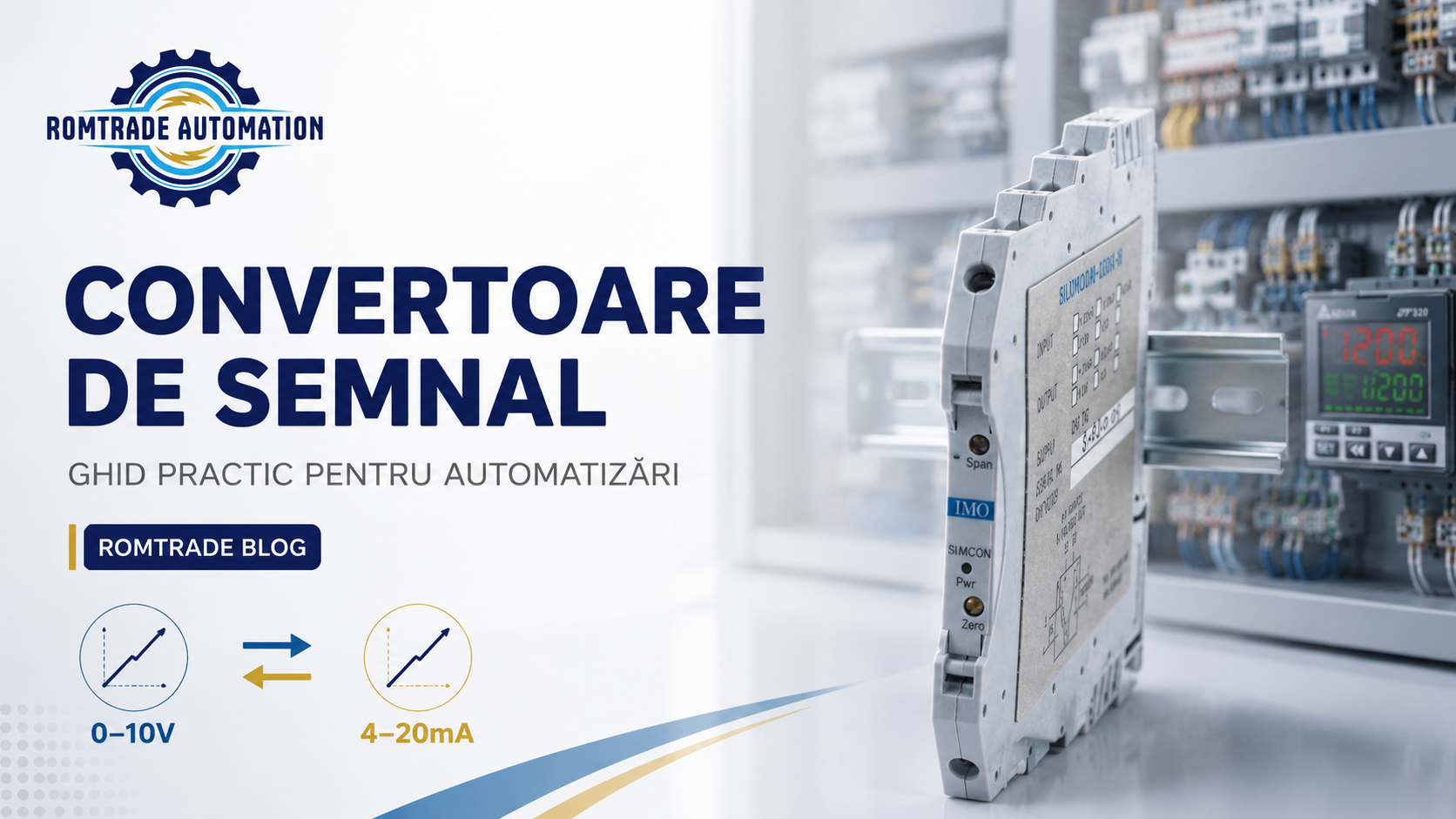 Convertoare de semnal: când alegi 0-10V, 4-20mA și cum eviți erorile de compatibilitate