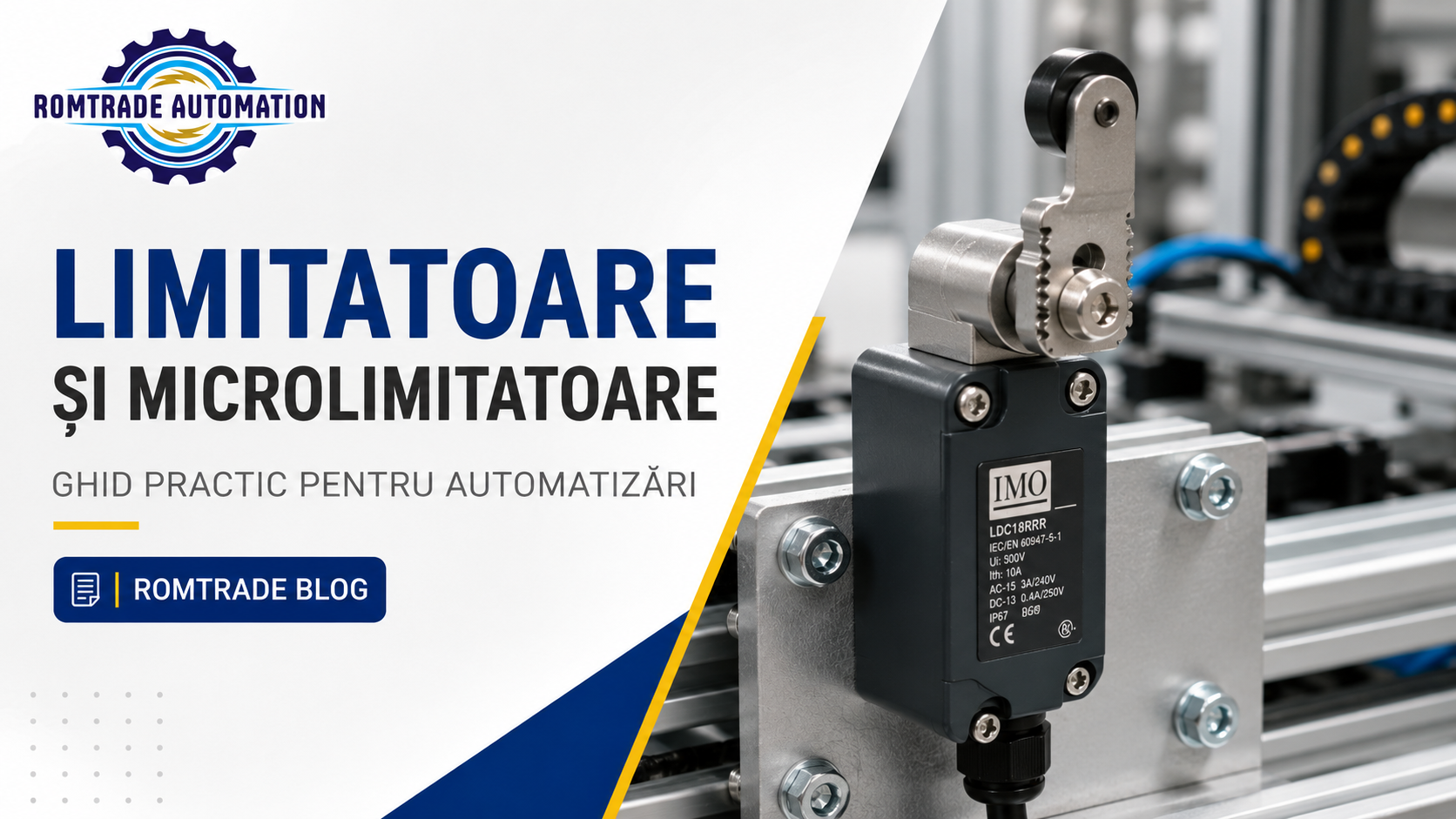 Limitatoare și microlimitatoare: semnale clare de poziție pentru utilaje mai sigure