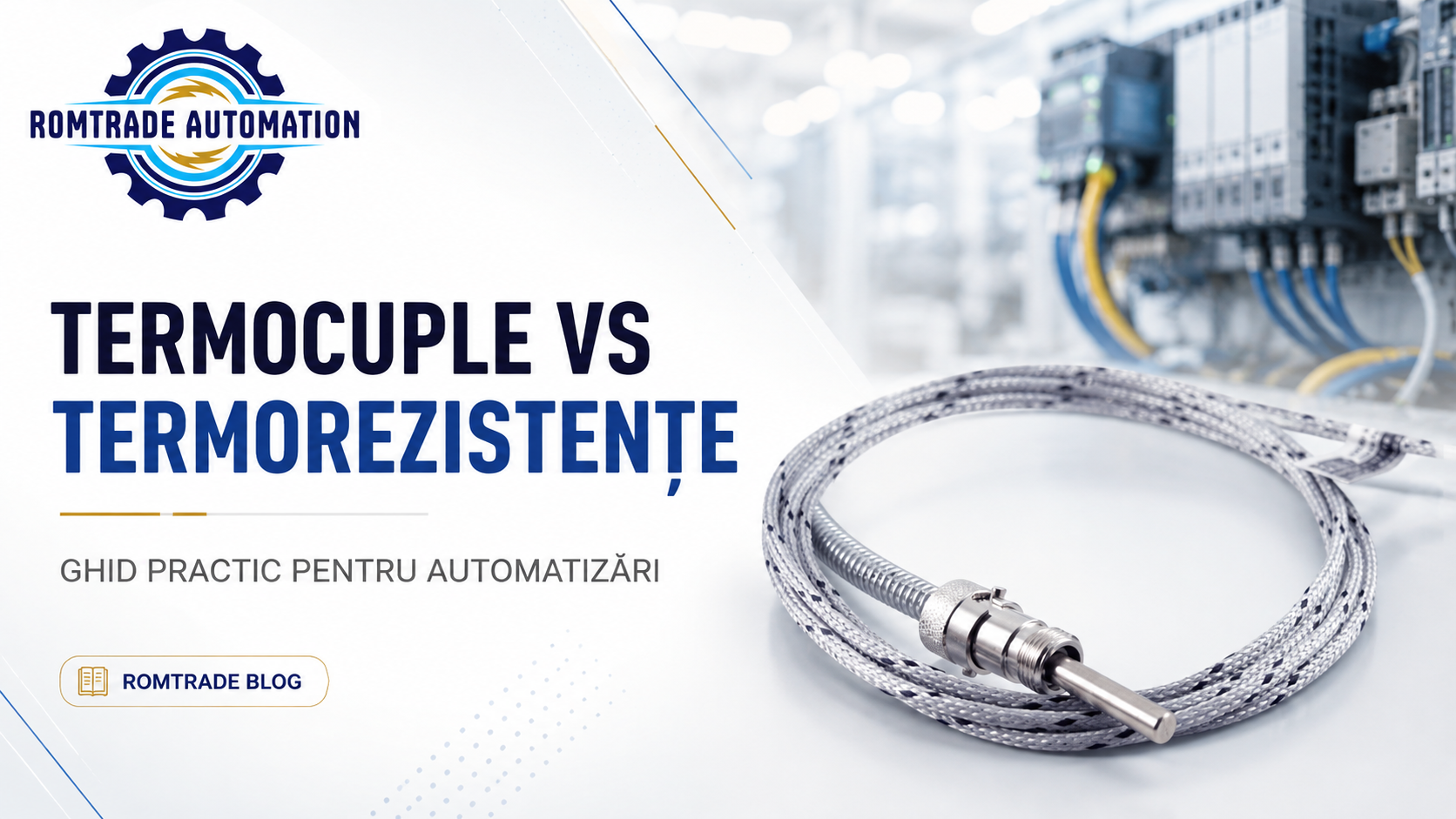 Termocuple sau termorezistențe? Cum alegi senzorul de temperatură potrivit pentru proces