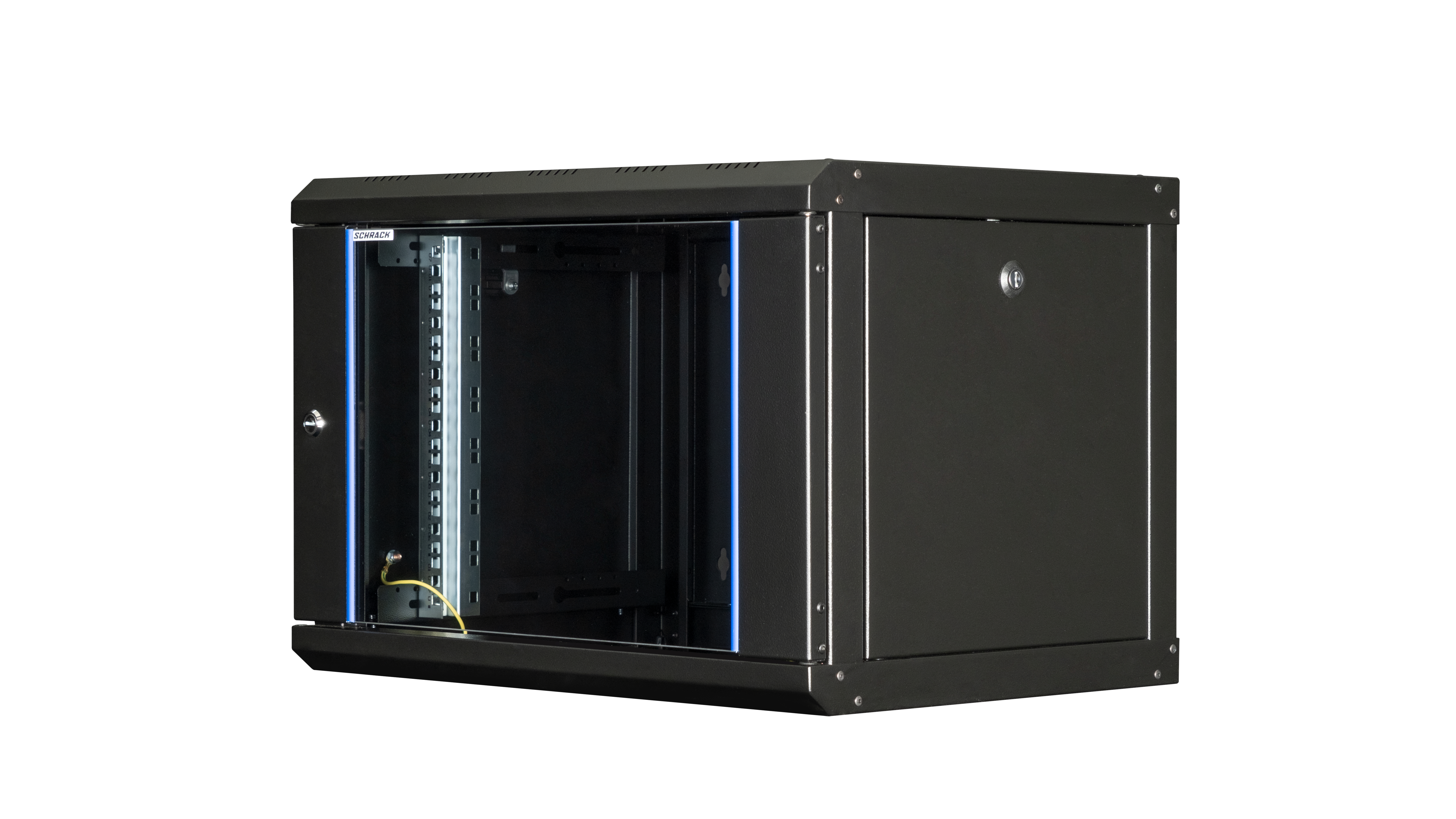 Dulap de perete DTW, 7U H=423 x W=600 x D=450, 19", negru [1]