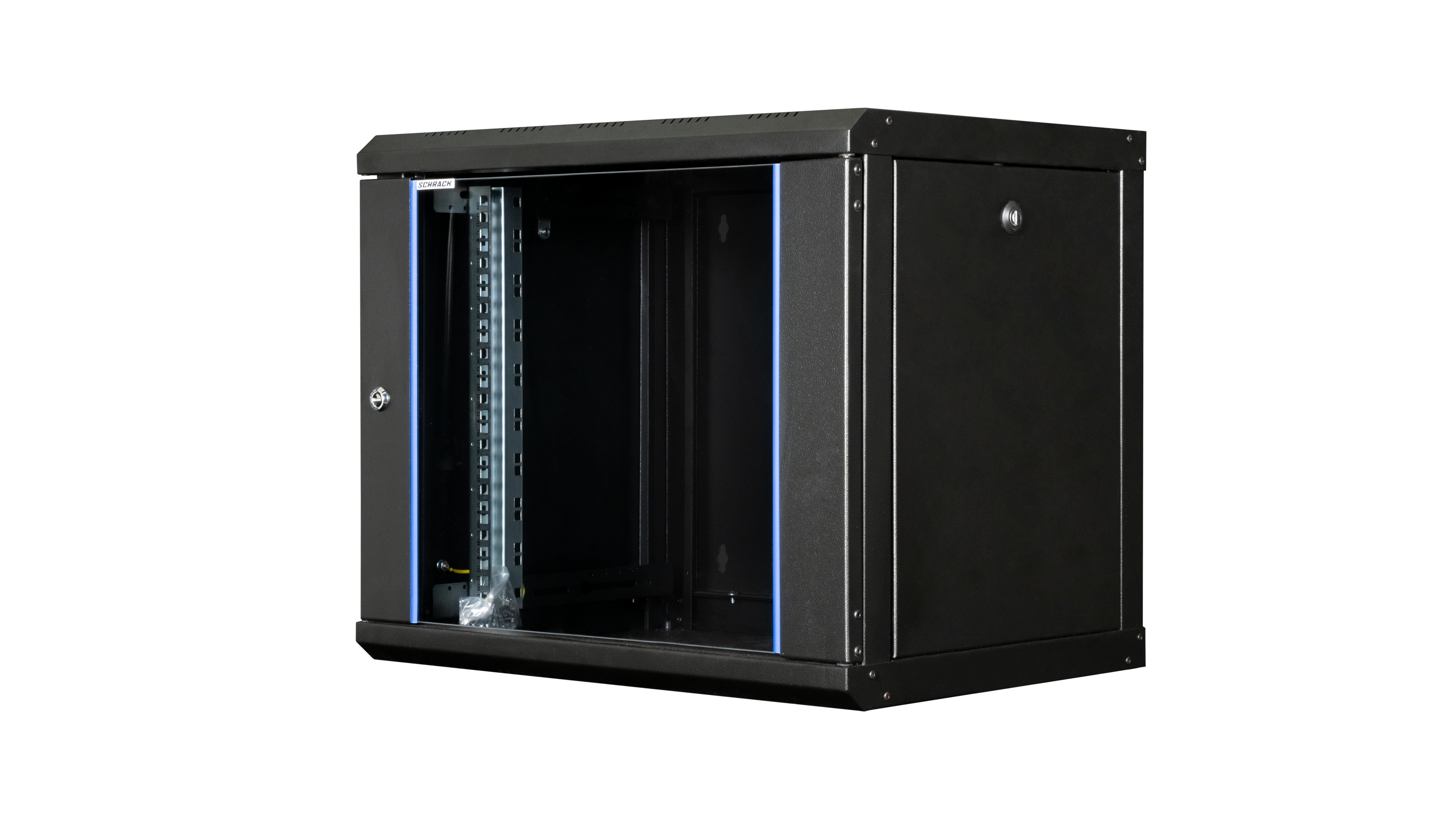Dulap de perete DTW, 9U H=512 x W=600 x D=450, 19", negru [1]