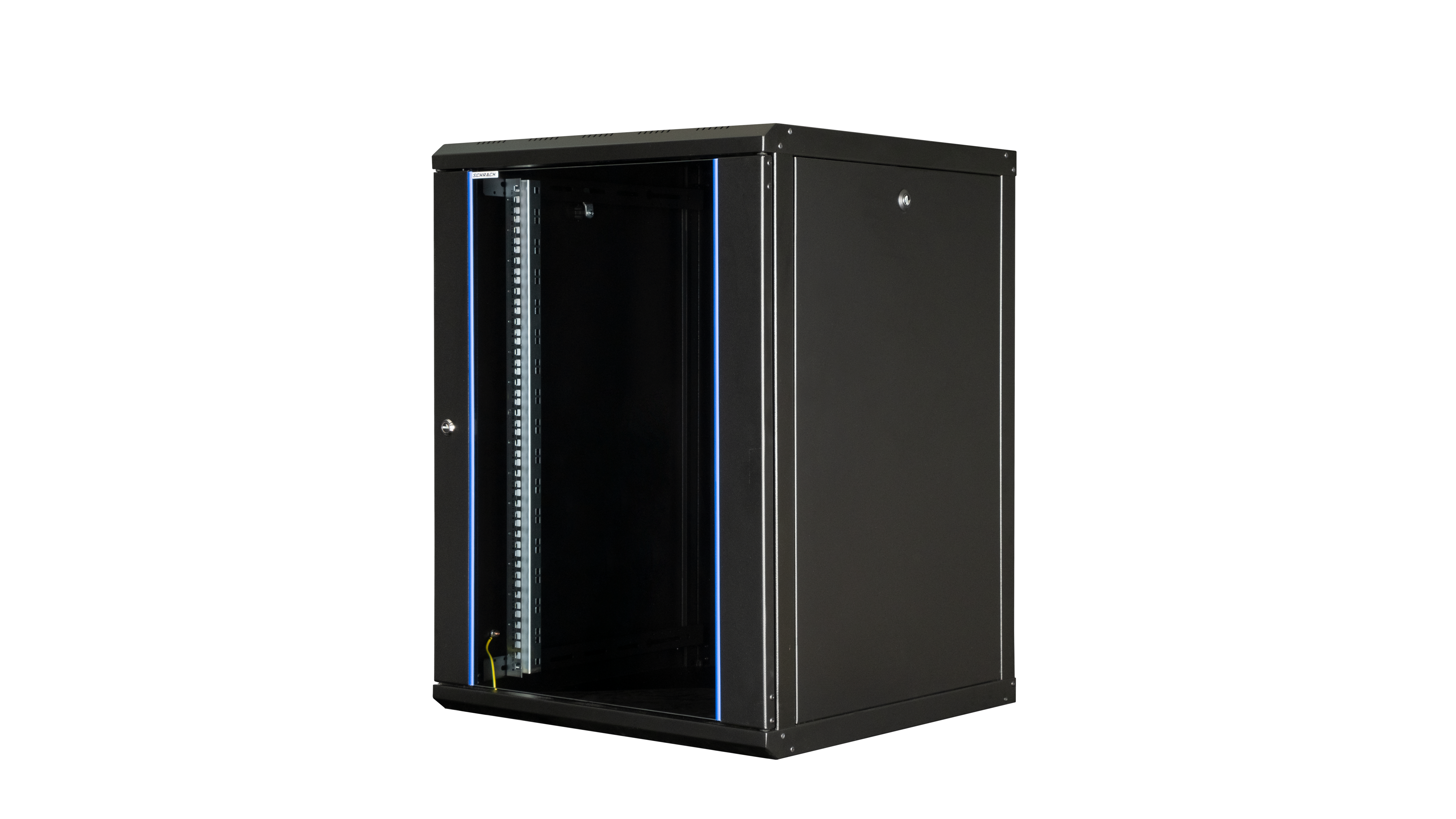 Dulap de perete DTW, 16U H=824 x W=600 x D=600, 19", negru [1]