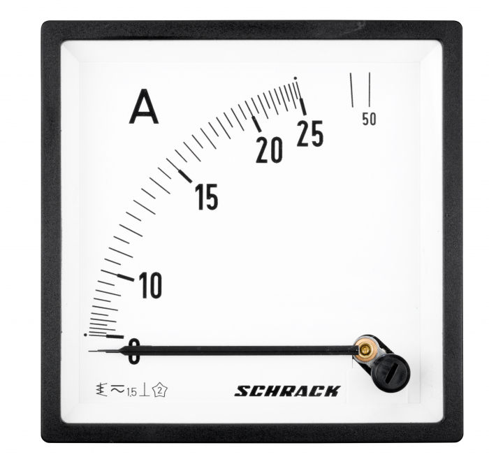 Ampermetru 96*96mm, 25A, conexiune directa, AC [1]