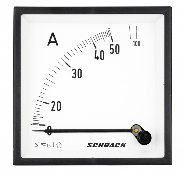 Ampermetru 96*96mm, 50A, conexiune directa, AC [1]