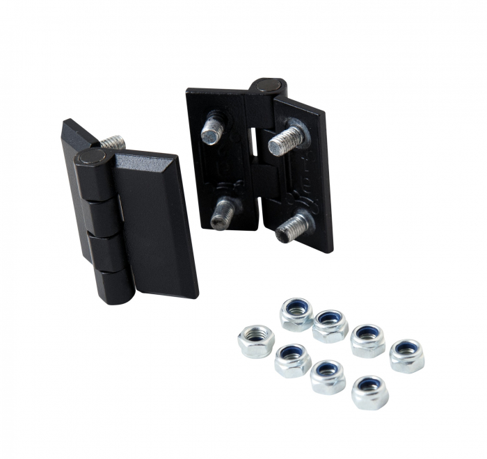 Balamale pentru usa dulap de podea DT (2 balamale+8 piulite) [1]