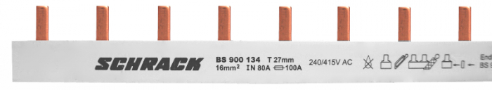 Bara colectoare cu contacte furca 1p 16mm² [1]