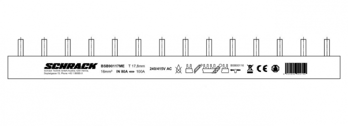Bareta 4P, L1/L2/L3/N, 10mm² [1]