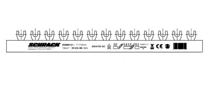Bareta 4P, L1/L2/L3/N, 16mm² [1]