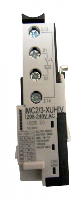 Bobina de tensiune minima 208-240VAC MC2+2ND cu anticipatie [1]