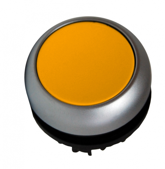 Buton comanda cu revenire galben [1]