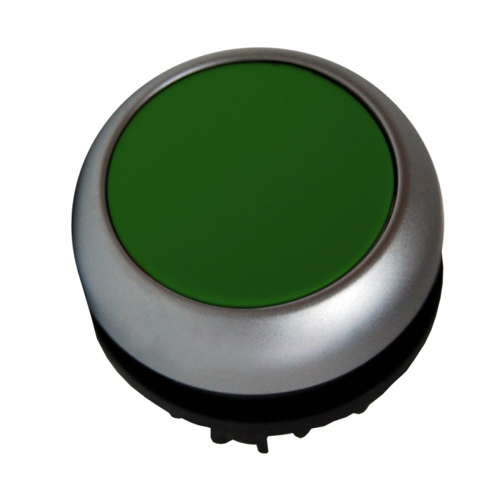 Buton comanda cu revenire verde [1]