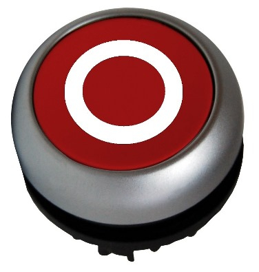 Buton comanda iluminat scund cu revenire rosu "0" [1]