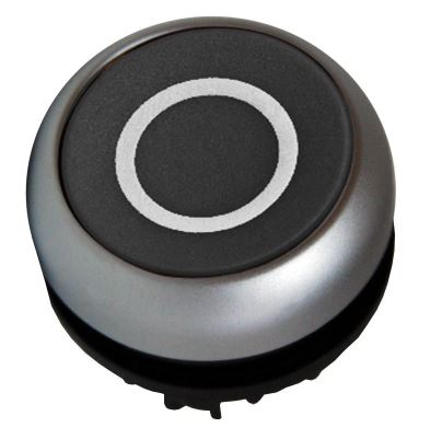 Buton comanda negru cu revenire '0' [1]