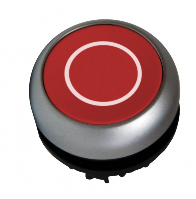 Buton comanda scund cu revenire rosu '0' [1]