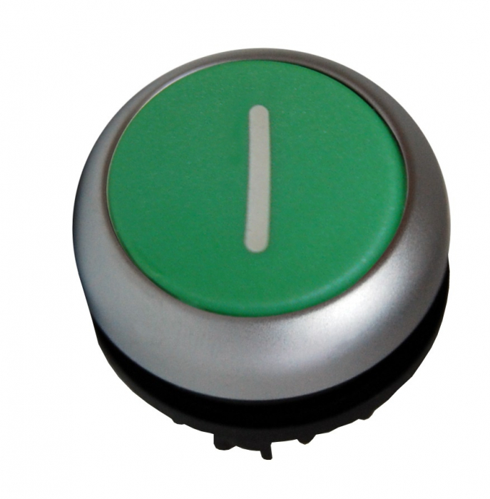 Buton comanda verde cu revenire '1' [1]