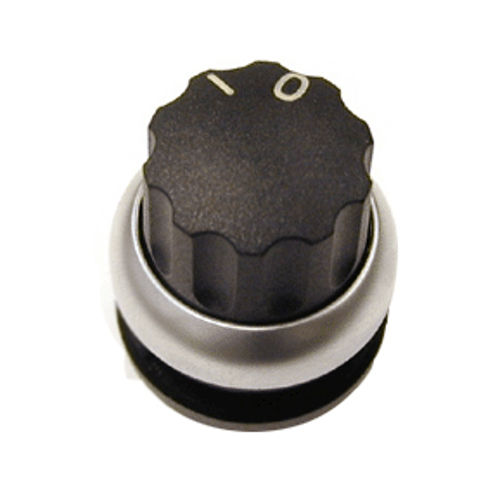 Buton selector 0-1 fara revenire negru [1]