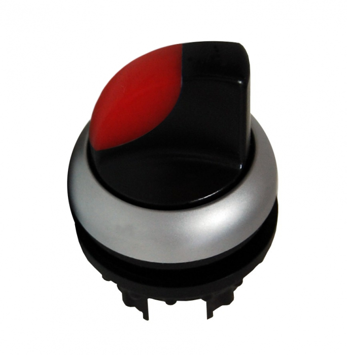 Buton selector 0-1 fara revenire rosu [1]
