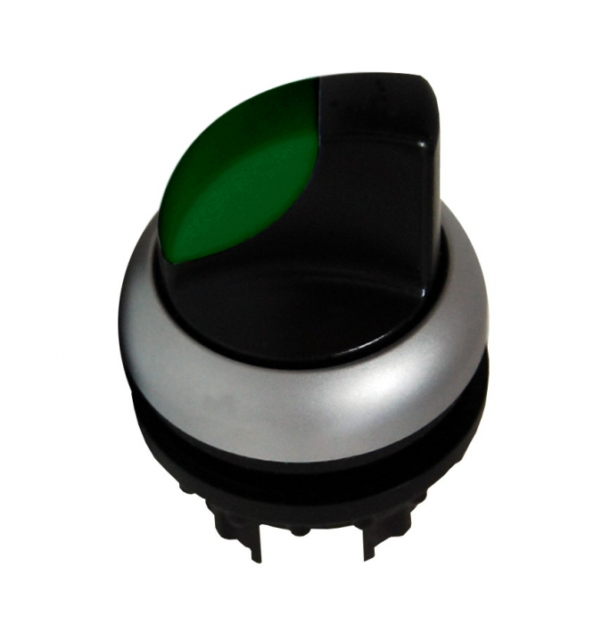 Buton selector 1-0-2 cu revenire verde [1]