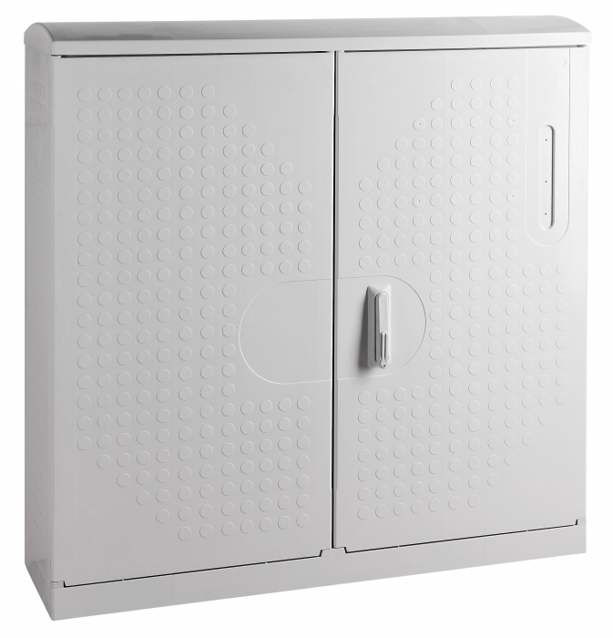 Cable management enclosure Series J, dotted, 2 doors, size 2 [1]