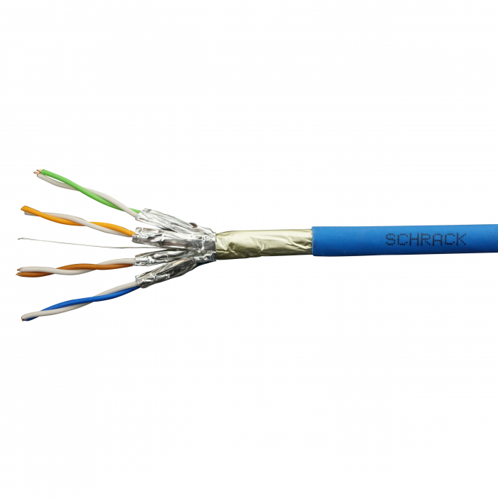Cablu F/FTP Cat.6a, 4x2xAWG23/1, 500MHz, LS0H-3,Dca,albastru [1]