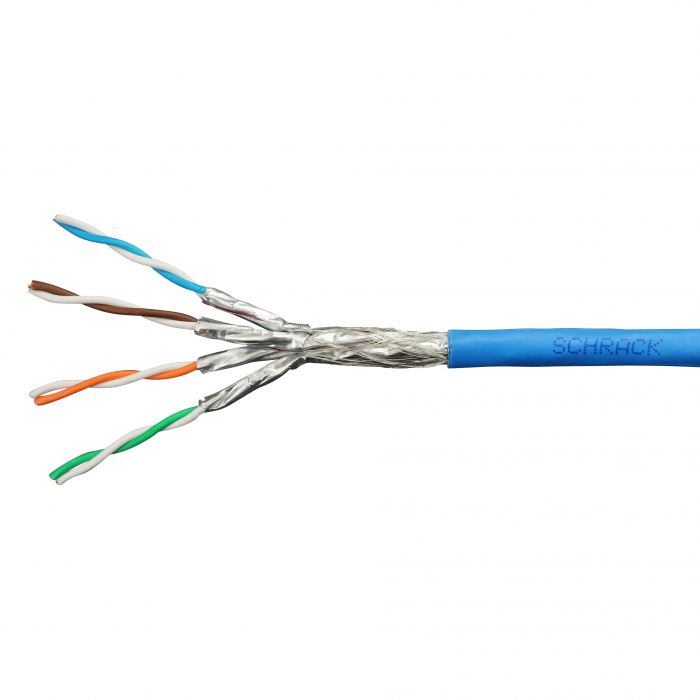 Cablu S/FTP Cat.7, 4x2xAWG23/1,1.000Mhz,LS0H,Dca,30%,albastr [1]