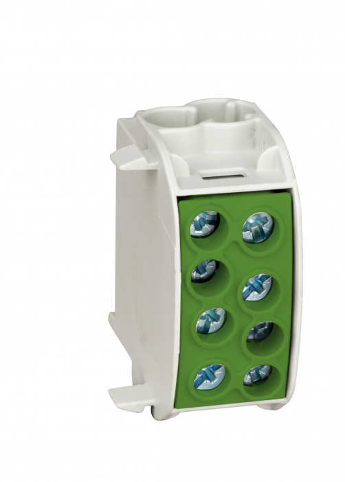 Clema de derivatie Cu-Al, 35mmp, 1p. izolata-galben/verde [1]