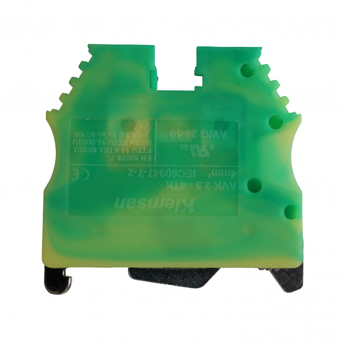 Clema de impamantare tip AVK 2,5/4 T, galb/verde, 2,5-4 mmp [1]
