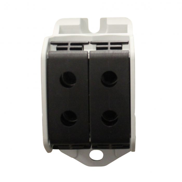 Clema dubla Al-Cu,1 p. negru, 50mmp / 35mmp cu pin [1]