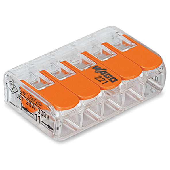 Clema pentru doze 5 x 0,2-4 mm² [1]