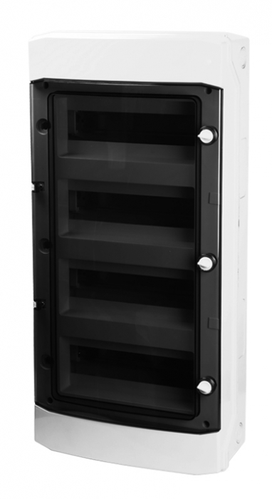 Cofret mural, 1rand, 18 UH (module), transparent IP65 [1]