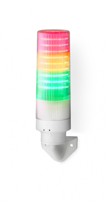 Coloana de semnalizare compacta LED, baza cotita, 230V c.a. [1]