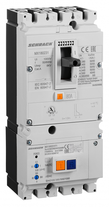 Combinatie intreruptoare automate MX marimea 1 si blocuri diferentiale [1]
