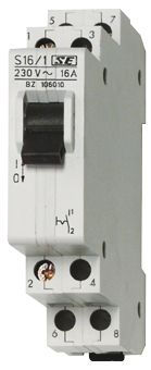 Comutator alternativ modular 1-0-2, 1p, 16A [1]