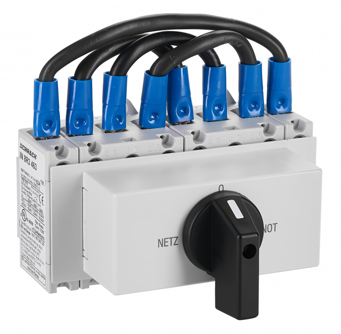 Comutator de urgenta, 4 poli, modular, 63A, 22kW [1]