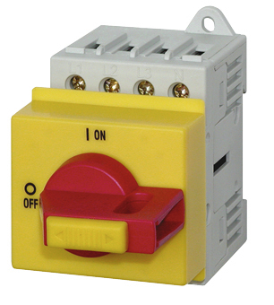Comutator pt oprire de urgenta, modular, 4 poli, 40 A/16 kW [1]