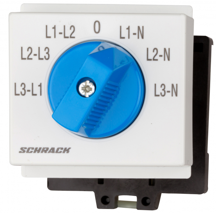 Comutator voltmetric modular, 1-pol/20 A [1]