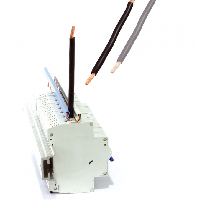 Conductor flexibil albastru 10mm²/100mm [1]