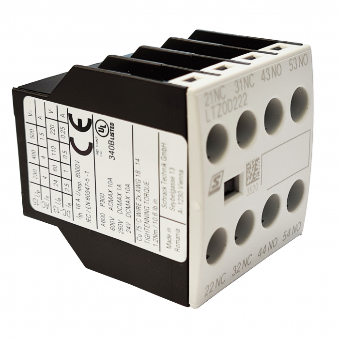 Contact auxiliar frontal pt. contactor LT mar. 0-1, 2ND+2NI [1]