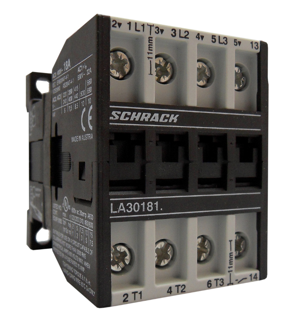 Contactor 3-poli, 7,5kW/18A AC3, 32A AC1,1ND, 24VAC [1]